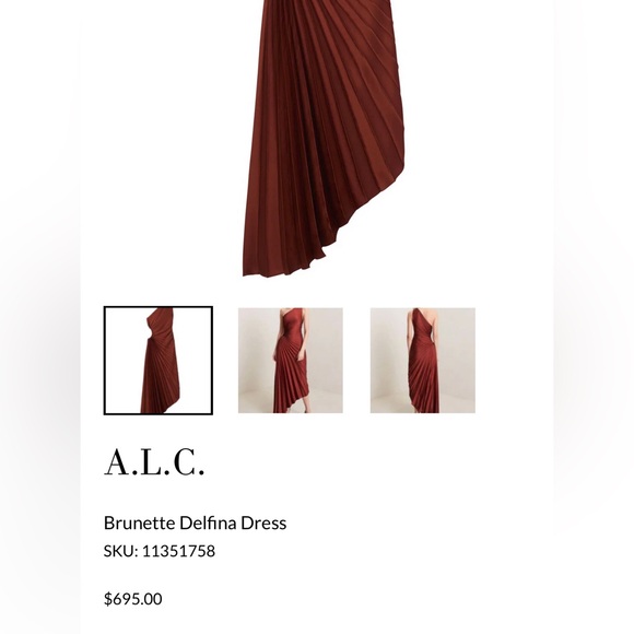 *HOLD* A.L.C. Brunette Delfina Dress - Picture 5 of 6